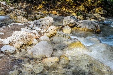 It's Stones in the mountain river