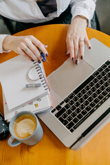businessman working on laptop