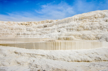 It's Amazing travertines in Pamukkale (Cotton Castle), Turkey. U