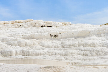 It's Amazing travertines in Pamukkale (Cotton Castle), Turkey. U