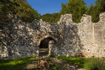 Fototapeta na wymiar Ruins of the ancient roman city Butrint, Albania.