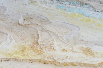 It's Travertines of Pamukkale, Turkey. UNESCO World heritage