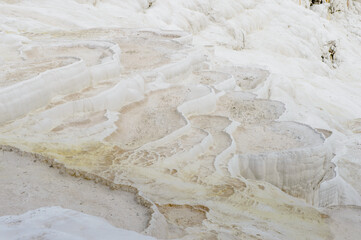It's Travertines of Pamukkale, Turkey. UNESCO World heritage