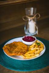 meal, second course, pork knuckle, pork neck