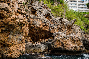 It's Rocks near the historic town of Antalya, Turkey