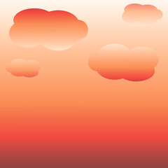 colorful clouds, sky, fantasy