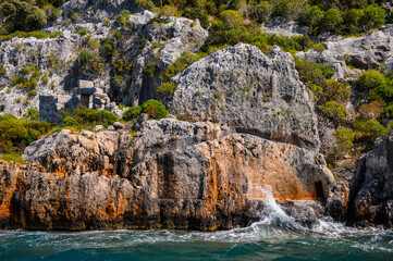 It's Ruins of the ancient city on the Kekova island, Turkey