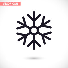 Snow vector icon , lorem ipsum Flat design