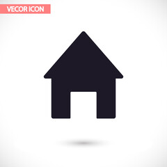 House vector icon , lorem ipsum Flat design