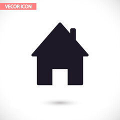 House vector icon , lorem ipsum Flat design