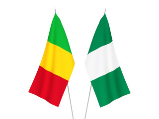 Nigeria and Mali flags