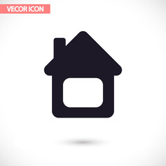 House vector icon , lorem ipsum Flat design