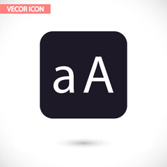 ABC vector icon  , lorem ipsum Flat design
