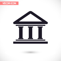 Bank  vector icon  , lorem ipsum Flat design