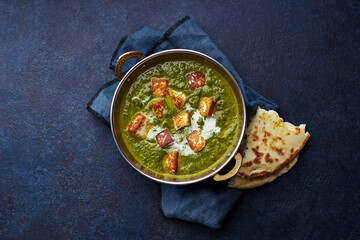 Vegetarian palak paneer
