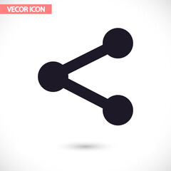 Network vector icon  , lorem ipsum Flat design
