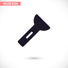 Flashlight  vector icon , lorem ipsum Flat design