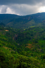 Fototapeta na wymiar Mountain hill in Sri Lanka