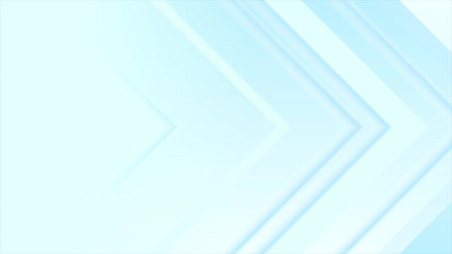 Technology motion design with bright blue arrows. Abstract geometric background. Seamless looping. Video animation Ultra HD 4K 3840x2160