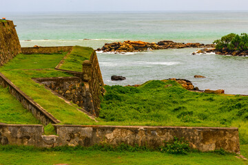 Fototapeta na wymiar Galle Fort, southwest coast of Sri Lanka. UNESCO World Heritage