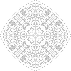 Rose Window, Fig. 15, square 2, round 1, framework