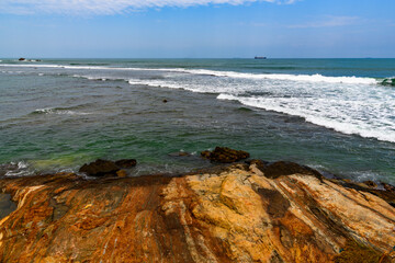 Ocean coast of Sri Lanka