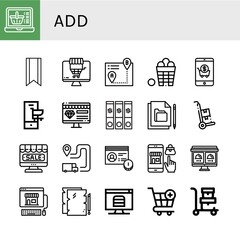 add icon set