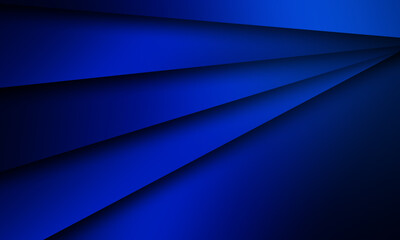 Dark blue background. Overlap sheets of paper with blue space for your text. Modern corporate template 