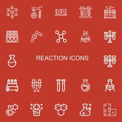 Editable 22 reaction icons for web and mobile