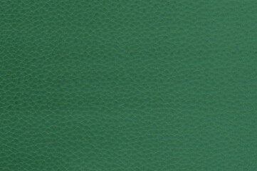 green leather fabric texture background	