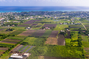 It's Aerial view of Barbados