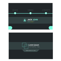 Business card design template