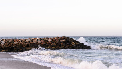 It's Carribean coast landscape of the Isla Margarita, Venezuela