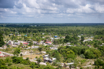 Fototapeta na wymiar It's Aerial landscape of Guyana, South America