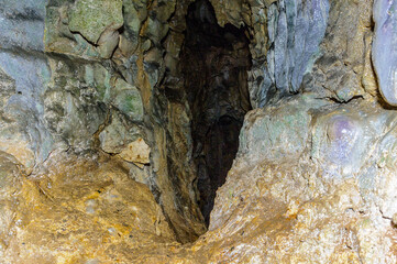 It's Interior of the cave in Latin America