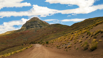 Zona central de la Cordillera de los Andes -Frontera entre Argentina y Chile