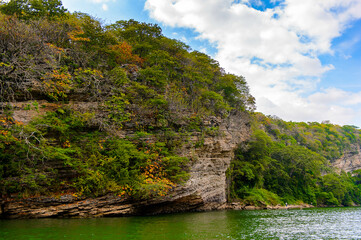 Fototapeta premium Nature of the Sumidero Canyon National Park, Chipas, Mexico.