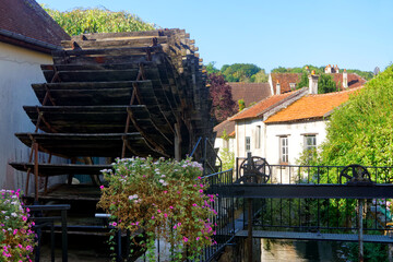 Water mill in Crecy-la-Chapelle village