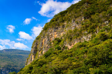 Rocks of Sumidero Canyon National Park, Chipas, Mexico.