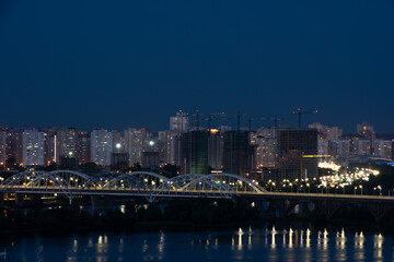 Kiev Ukraine City Nighttime Kiev  Night Kiev