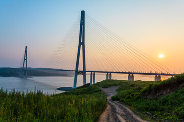 Cable-stayed bridge 