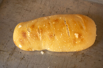 homemade loaf of bread