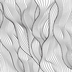 Black and white abstract background with waves.