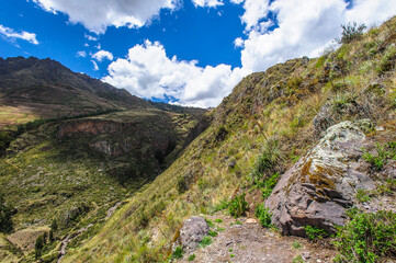 It's Landscape of the nature of Peru mountains