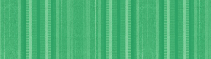 Dark pastel green striped natural cotton linen textile texture background banner panorama