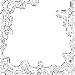 topographic map vector illustration isolated on a white background