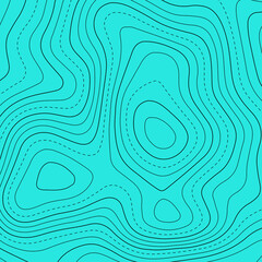 Fototapeta na wymiar Topographic map lines background. Abstract vector illustration.