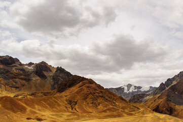 Fototapeta premium Landscape of the mountains in Peru
