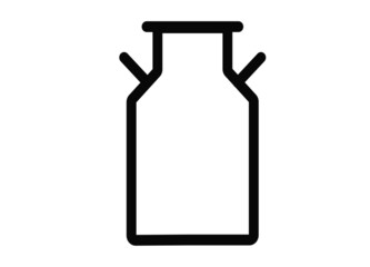 Milk Gallon Icon For business and web