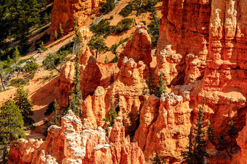 Naklejka premium It's Spectacular view of the Bryce Canyon National park, Utah, USA